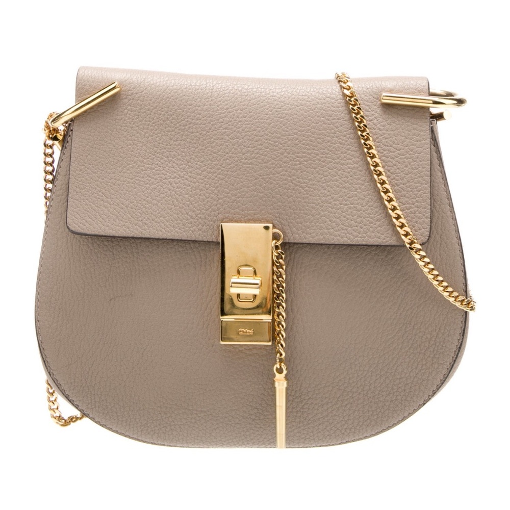 Chloe Leather Drew Crossbody Bag